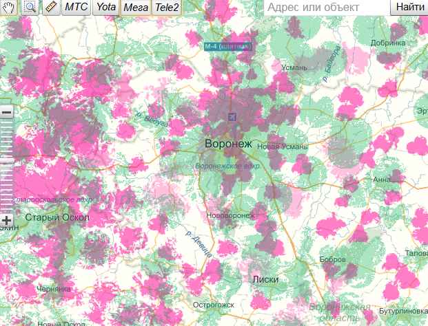4gfaqSuperMaps Как найти карту покрытия и зоны сети городов